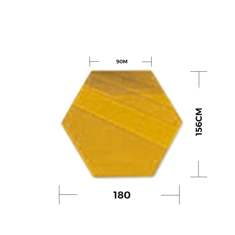 Heim Zeile | Hexagon Spiegel Wandaufkleber