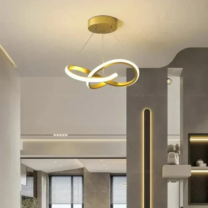 WaveGlow Deckenleuchte – Stylische LED-Deckenbeleuchtung Wohnraumlampe