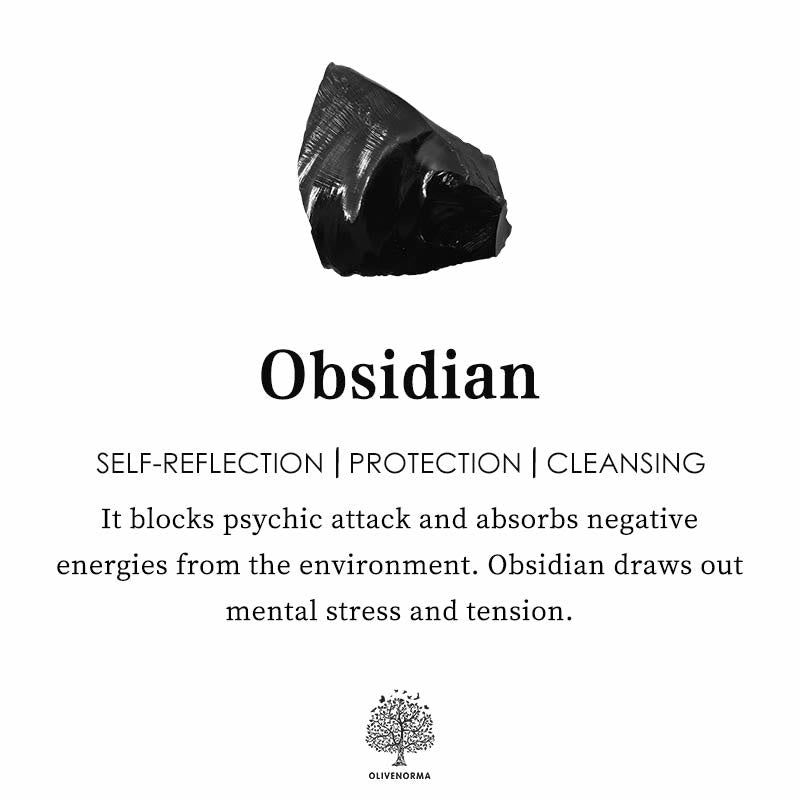 Obsidian Kristallkugel Dekoration