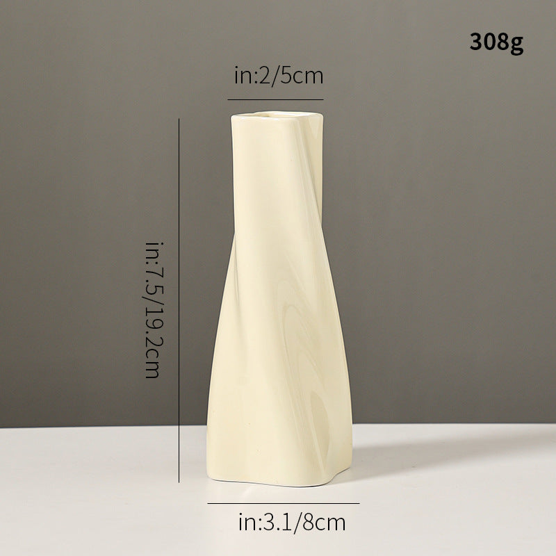 Abstrakte Drehform dekorative Vase
