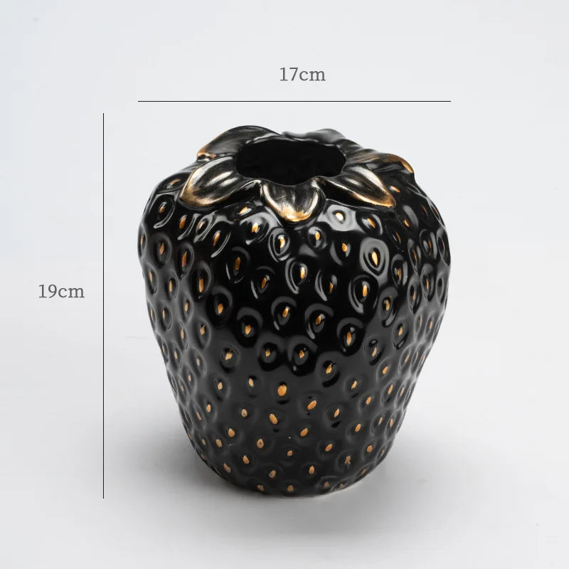 Hässliche Erdbeer-Vase