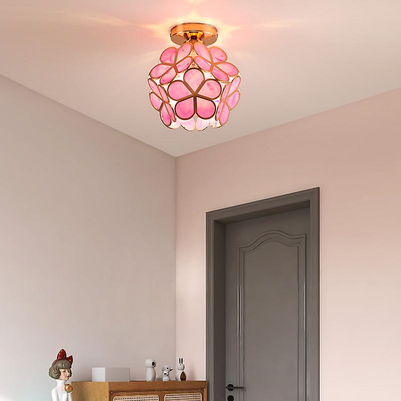 Glas-Blumen-Deckenleuchte - FloraGlow