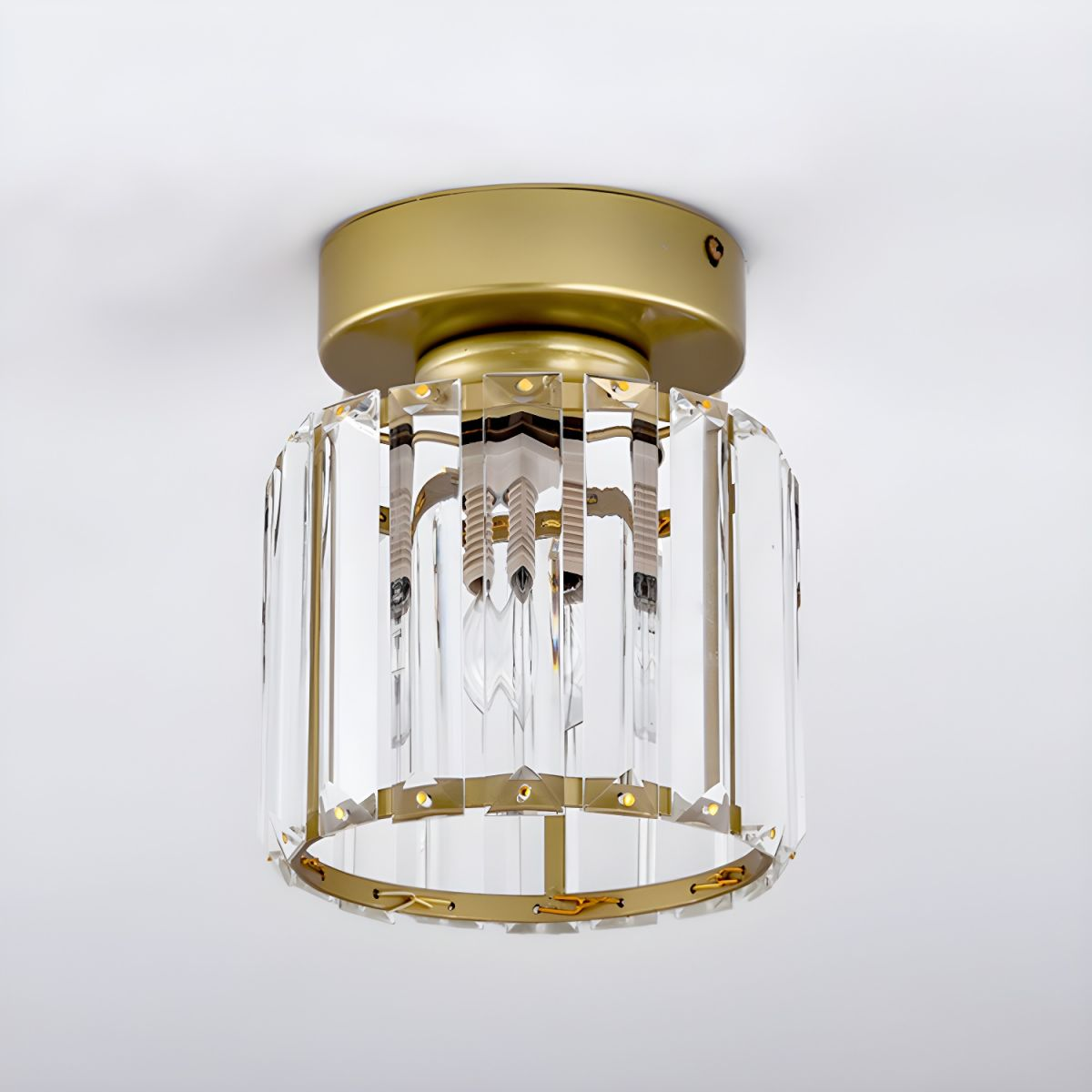 Moderne Kristall-Deckenleuchte - CrystalGlow