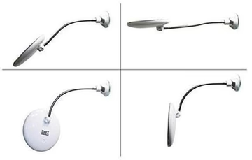 Heim Zeile | 10X LED Spiegel auf Saugkappe