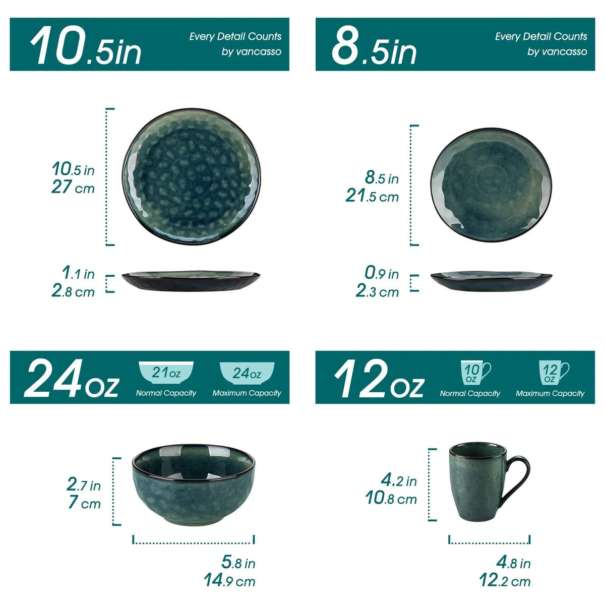 Stellar Green Dinnerware Set - Image 11