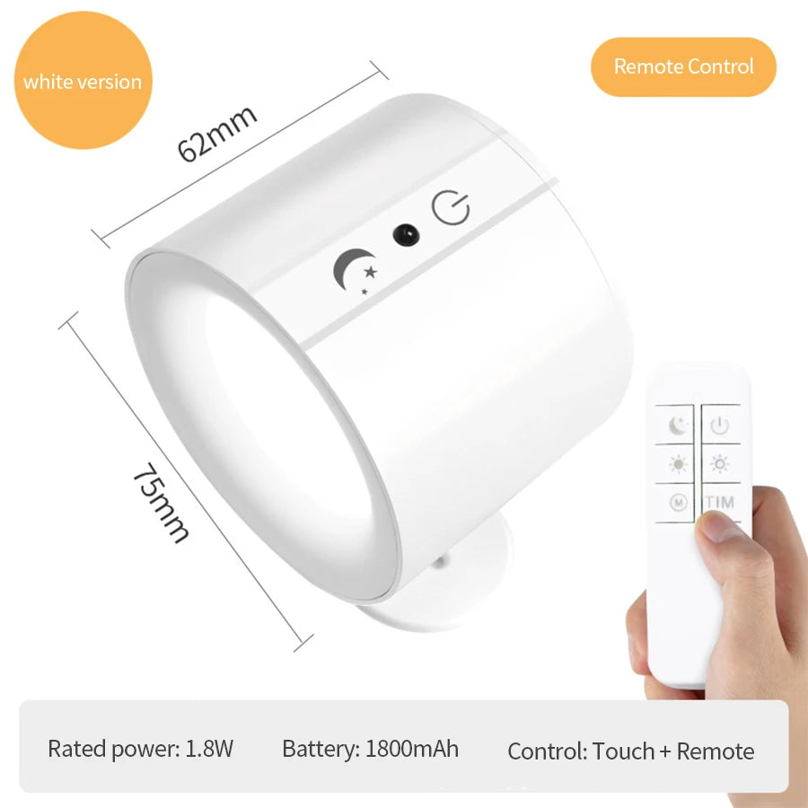 Magnetische LED-Wandleuchte mit Doppellicht