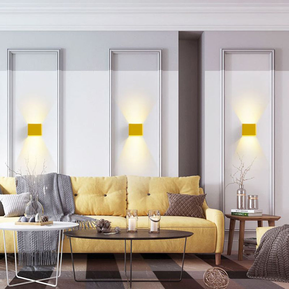 Moderne quadratische Wandleuchte