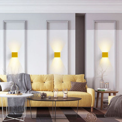Moderne quadratische Wandleuchte