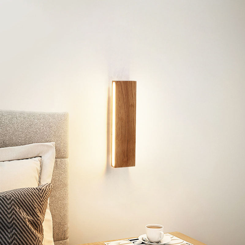 OakBeam | Minimalistische Massivholz-LED-Wandlampe
