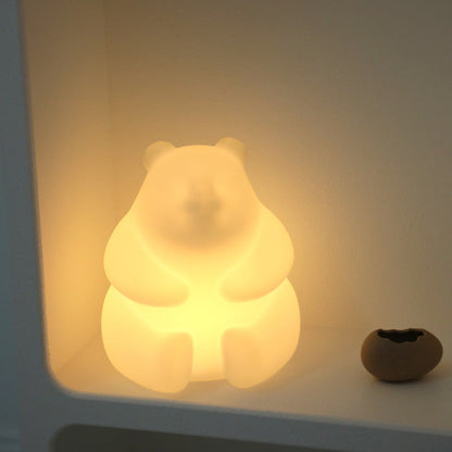 Zeitgenössische kreative Bär PE LED Tischlampe für das Wohnzimmer