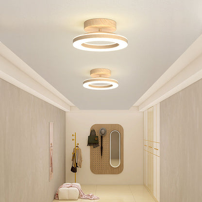 Runde Deckenlampe LED Acryl für Flur und Eingang