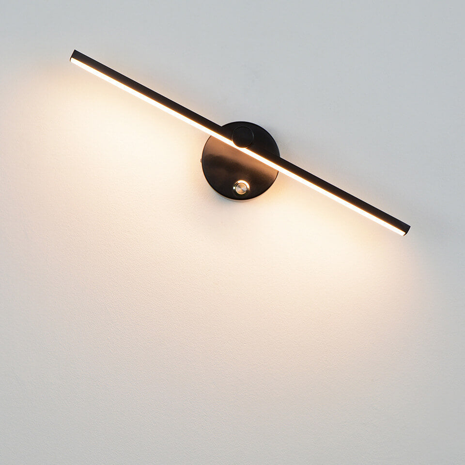 Nordic Minimalist Aluminium Lange Bar Schalter LED Spiegel Wandlicht Lampe | Heim Zeile