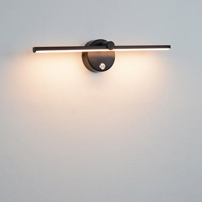 Nordic Minimalist Aluminium Langstreifen Schalter LED Spiegel Wandlicht Lampe