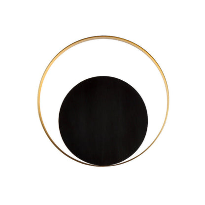 Moderner minimalistischer Eisenkreisring 1-Licht Wandlampe für das Schlafzimmer