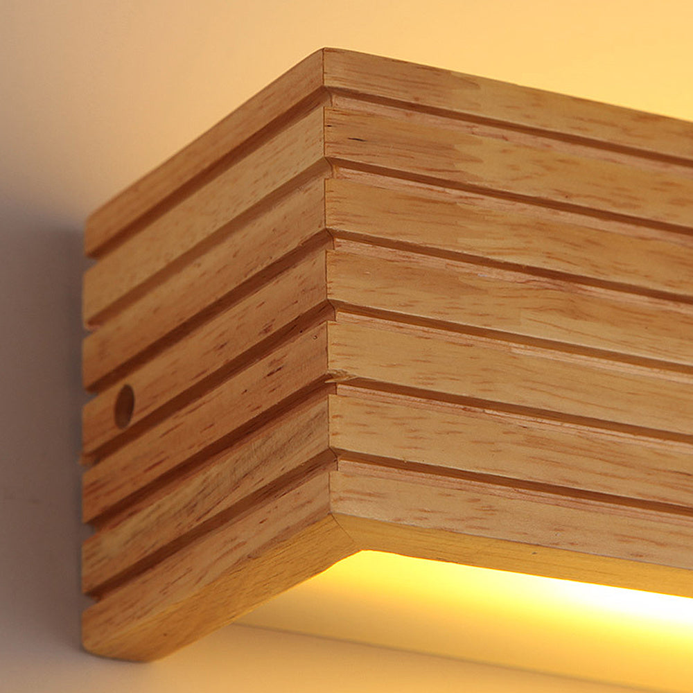 Holz Wandlampen für Badezimmerspiegel – Stilvolle funktionale Beleuchtung für Wohnkultur & Schminkbeleuchtung