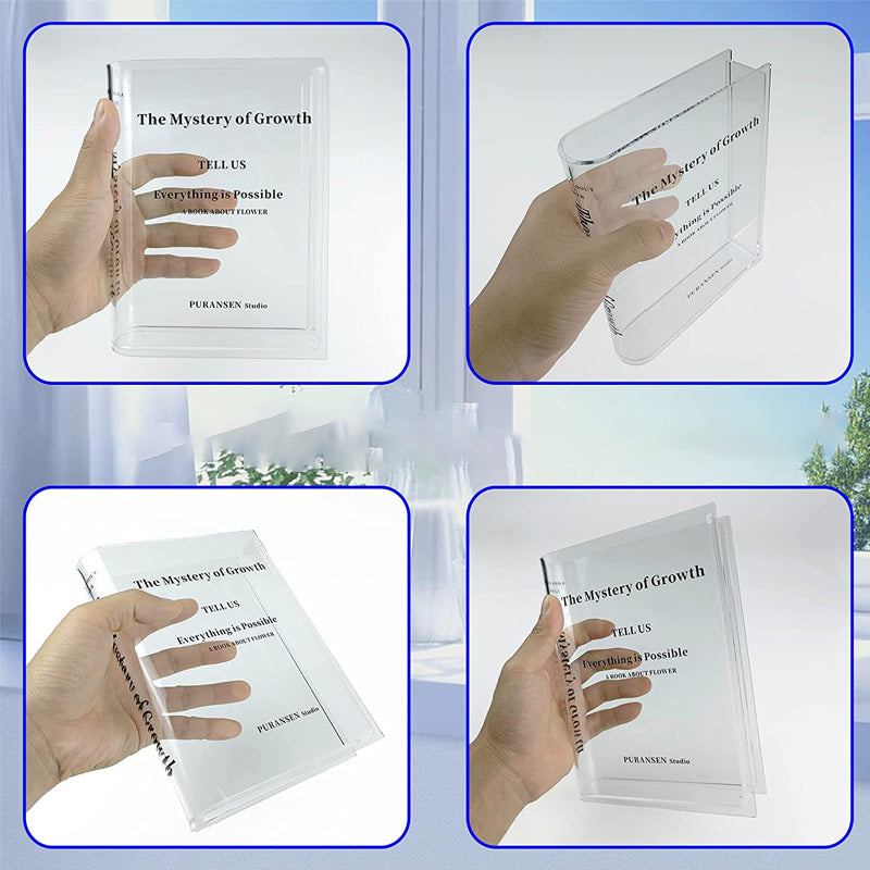 Buchform Acrylvase