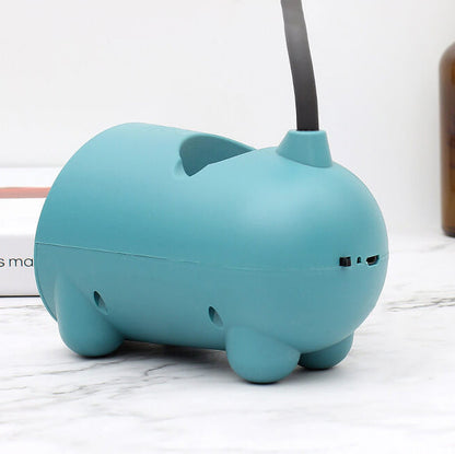 Cartoon Kreativ Rabbit LED Touch USB Stift Halter Schreibtisch Lampe