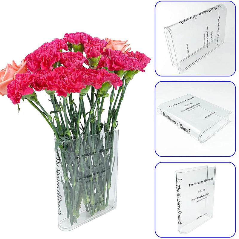 Buchform Acrylvase