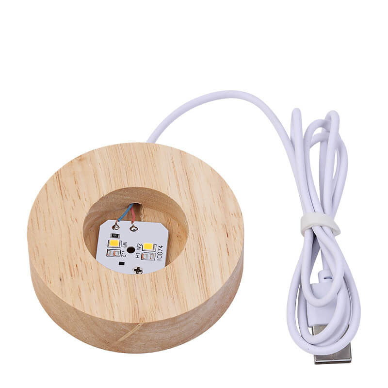 Kreative dekorative Sternsystem Kristallkugel USB LED Nachtlicht Tischlampe