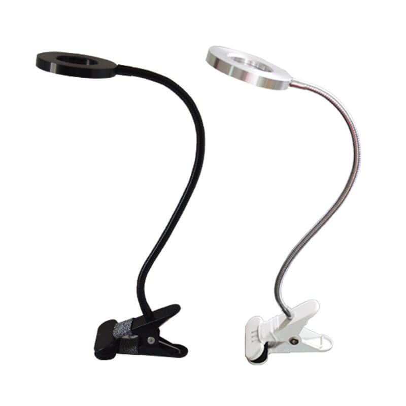 Kreative einfache USB-Hosenknopf-LED-Lese-Clip-Schreibtischlampe