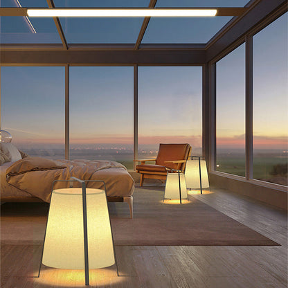 Moderne minimalistische lange rechteckige Aluminium-PC-LED-Einbau-Deckenleuchten für den Außenbereich patio