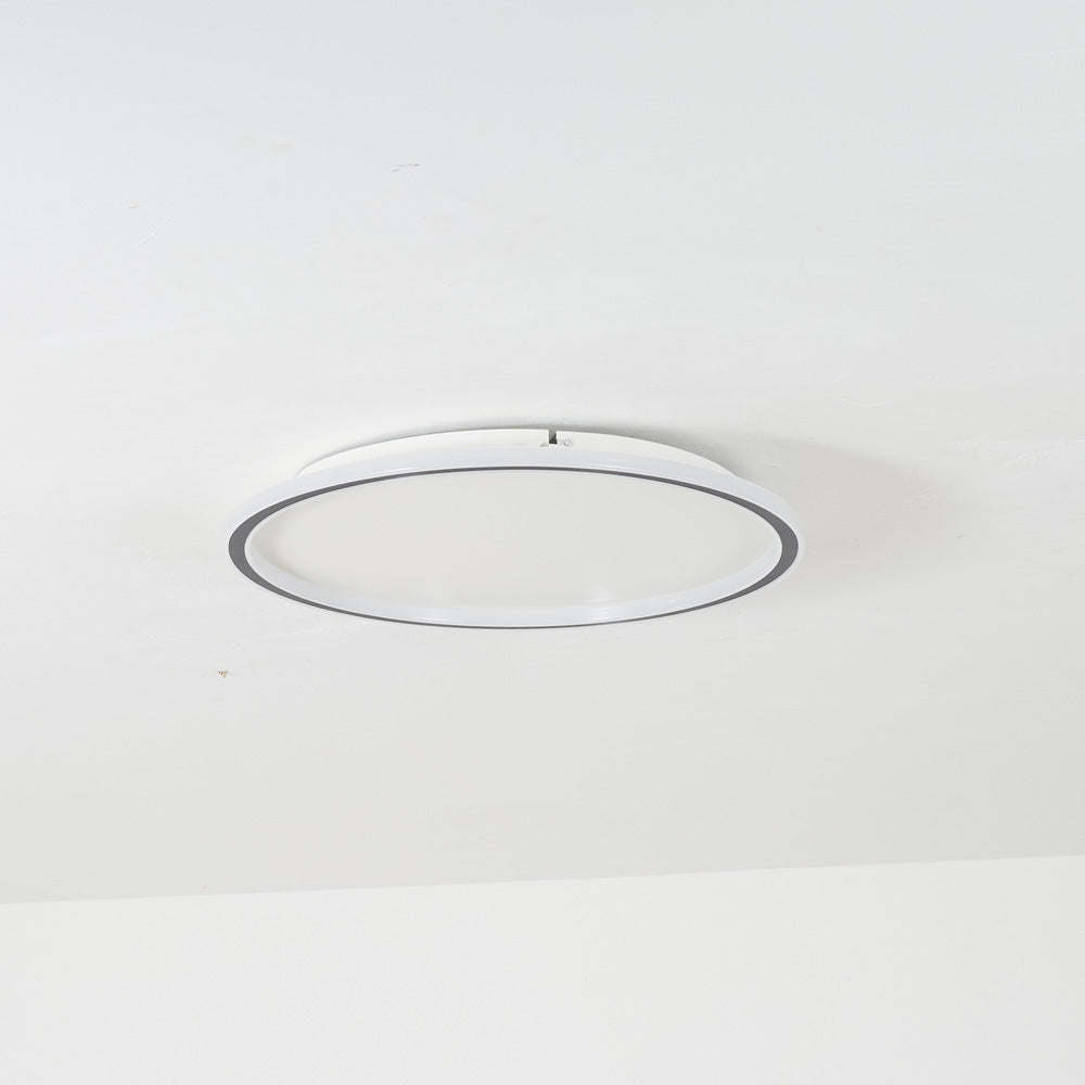 LunaNova - Moderne LED-Deckenleuchte Metall/Acryl für Wohn- und Schlafzimmer, Heim Zeile schwarz/weiß Design