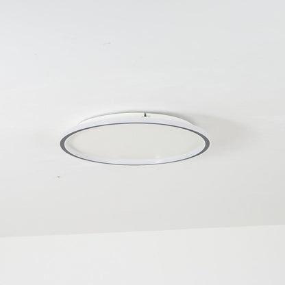 LunaNova - Moderne LED-Deckenleuchte Metall/Acryl für Wohn- und Schlafzimmer, Heim Zeile schwarz/weiß Design