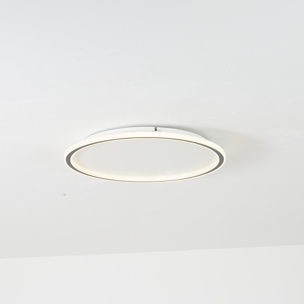 LunaNova - Moderne LED-Deckenleuchte Metall/Acryl für Wohn- und Schlafzimmer, Heim Zeile schwarz/weiß Design