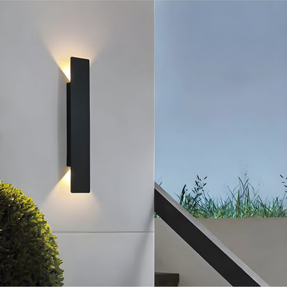 Licht - Moderne wetterfeste LED-Wandlampe aus Aluminium für den Außenbereich