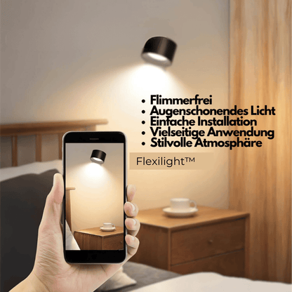 360° kabellose wiederaufladbare Wandleuchte | Vielseitige LED-Beleuchtungslösung