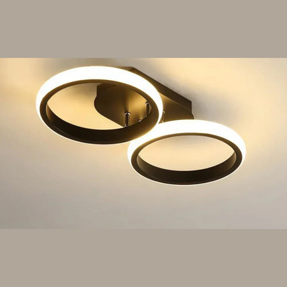 Moderner LED-Ring-Kronleuchter – Minimalistische Deckenleuchte für Wohnzimmer und Essbereich