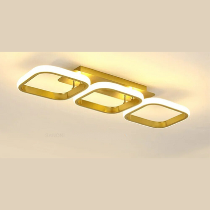 Moderner LED-Ring-Kronleuchter – Minimalistische Deckenleuchte für Wohnzimmer und Essbereich