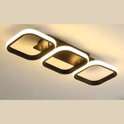 Moderner LED-Ring-Kronleuchter – Minimalistische Deckenleuchte für Wohnzimmer und Essbereich