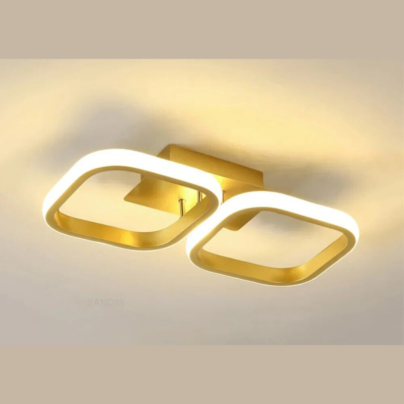 Moderner LED-Ring-Kronleuchter – Minimalistische Deckenleuchte für Wohnzimmer und Essbereich