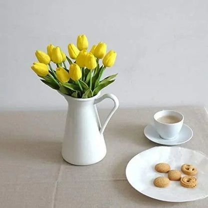 10-teilige Set künstlicher Tulpen aus Latex – stilvolle und langlebige Dekorationsblumen