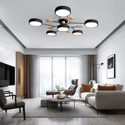 Moderne Runde LED-Deckenleuchte