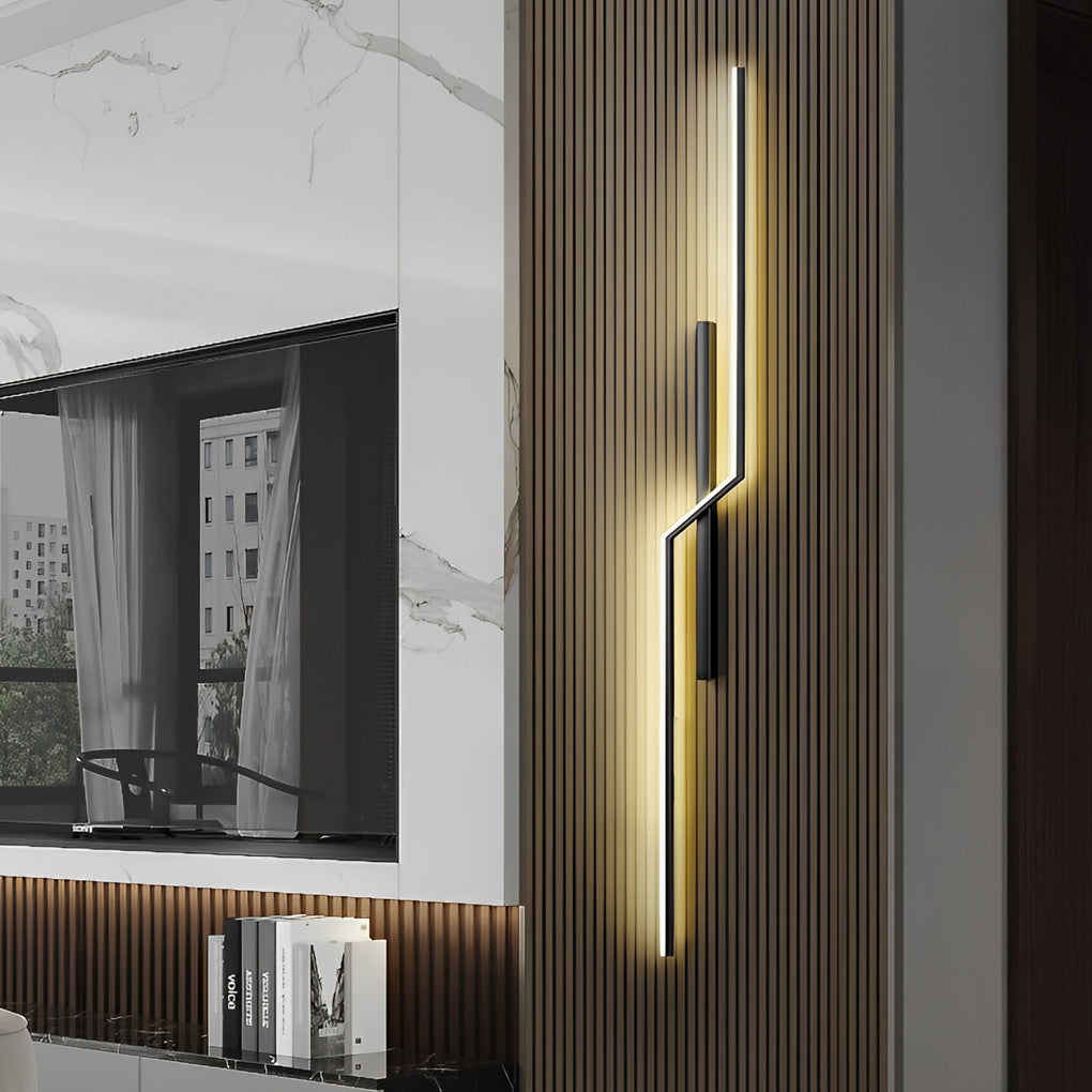 Lines Kreativ LED Moderne Minimalistische Wandlampe Dekorative Wandlichter Beleuchtung