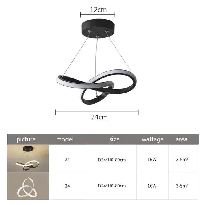 WaveGlow Deckenleuchte – Stylische LED-Deckenbeleuchtung Wohnraumlampe