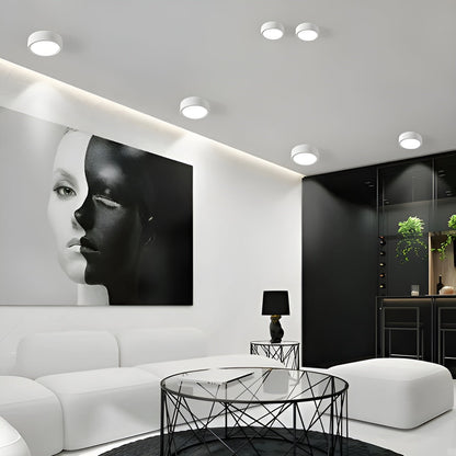 Moderne LED-Deckenleuchte – Runde Form & warmes LED-Licht | Gemütliche Beleuchtung für jeden Raum