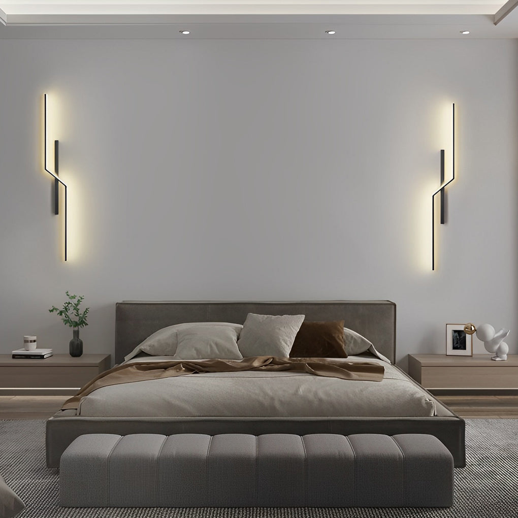 Lines Kreativ LED Moderne Minimalistische Wandlampe Dekorative Wandlichter Beleuchtung