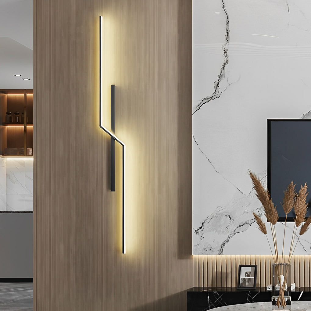 Lines Kreativ LED Moderne Minimalistische Wandlampe Dekorative Wandlichter Beleuchtung
