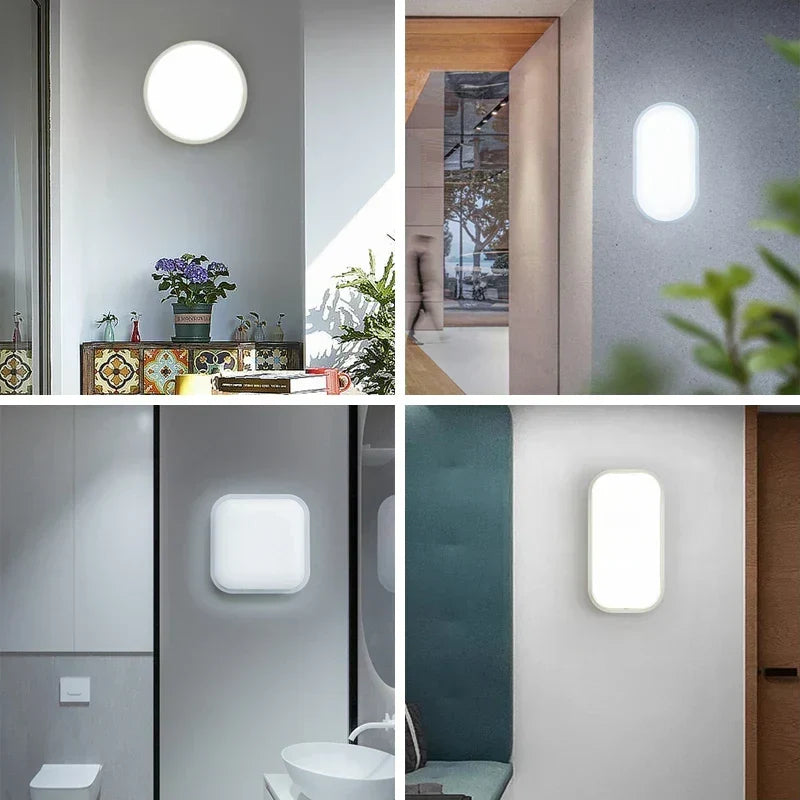 Wasserdichte LED Feuchtigkeitsdeckenleuchte – Ideal für Badezimmer, Küchen und Keller