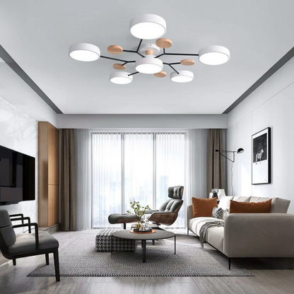 Moderne Runde LED-Deckenleuchte