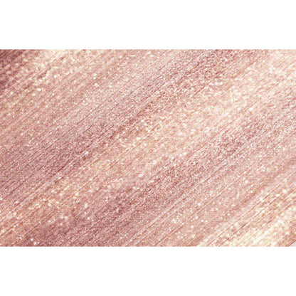 Moderner Wohnzimmerteppich im pinken Glamour-Streifenmuster Teppich Polyester rutschfest maschinenwaschbar Teppich
