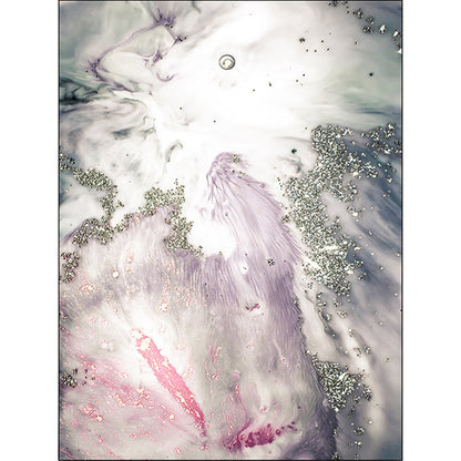 Moderner Wohnzimmerteppich in Grau und Pink Abstrakter Seewasser-Druckteppich Polyester waschbarer haustierfreundlicher Teppich