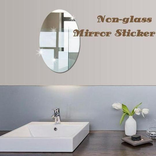 Heim Zeile | Non-Glass Spiegel Aufkleber