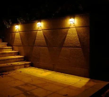 Solar Wandlicht mit LED – Moderne Außenbeleuchtung für Garten & Terrasse, Wandbeleuchtung