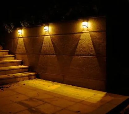 Solar Wandlicht mit LED – Moderne Außenbeleuchtung für Garten & Terrasse, Wandbeleuchtung