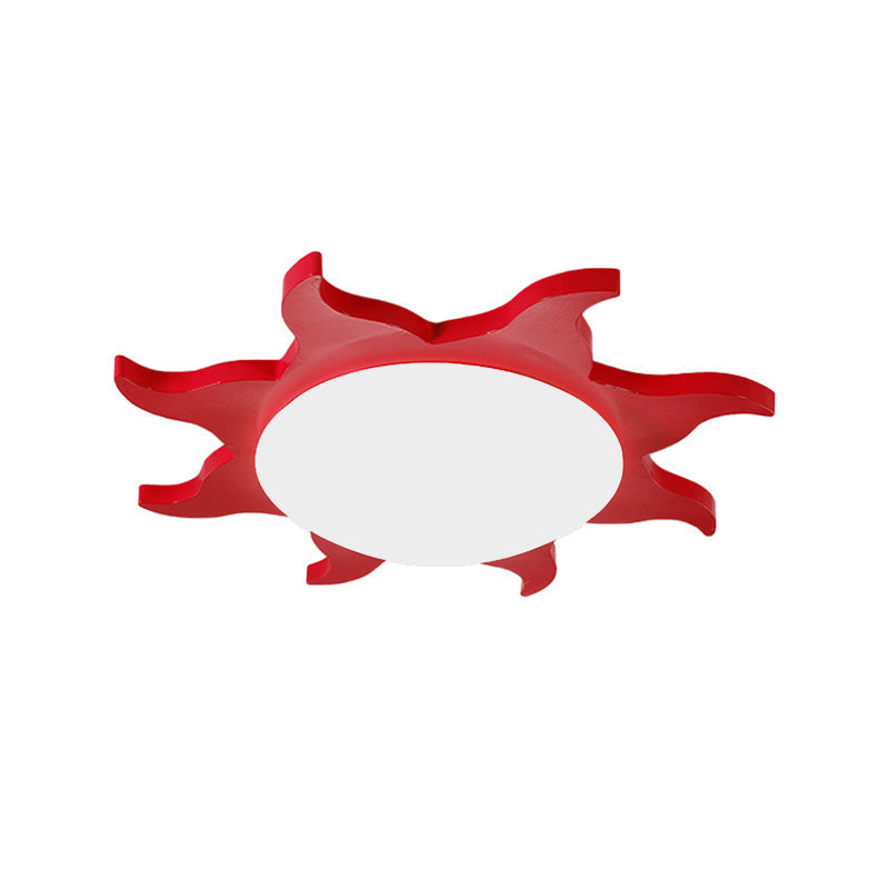 Kinderzimmer Deckenlampe – Sonnenförmige LED Beleuchtung