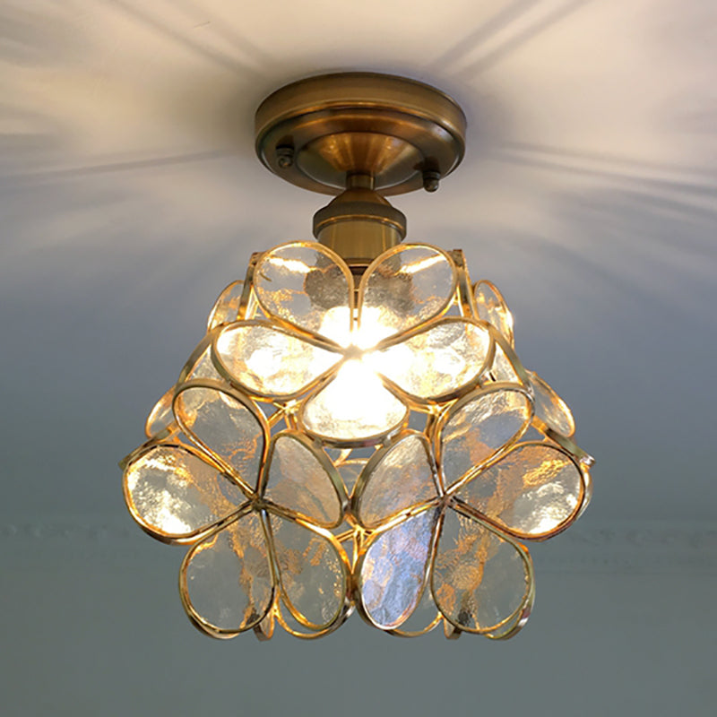 Retro-Stil PVC-Deckenlampe – florales Muster für einen einzigartigen Look